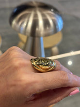Load image into Gallery viewer, Marcia Gold Steel Ring
