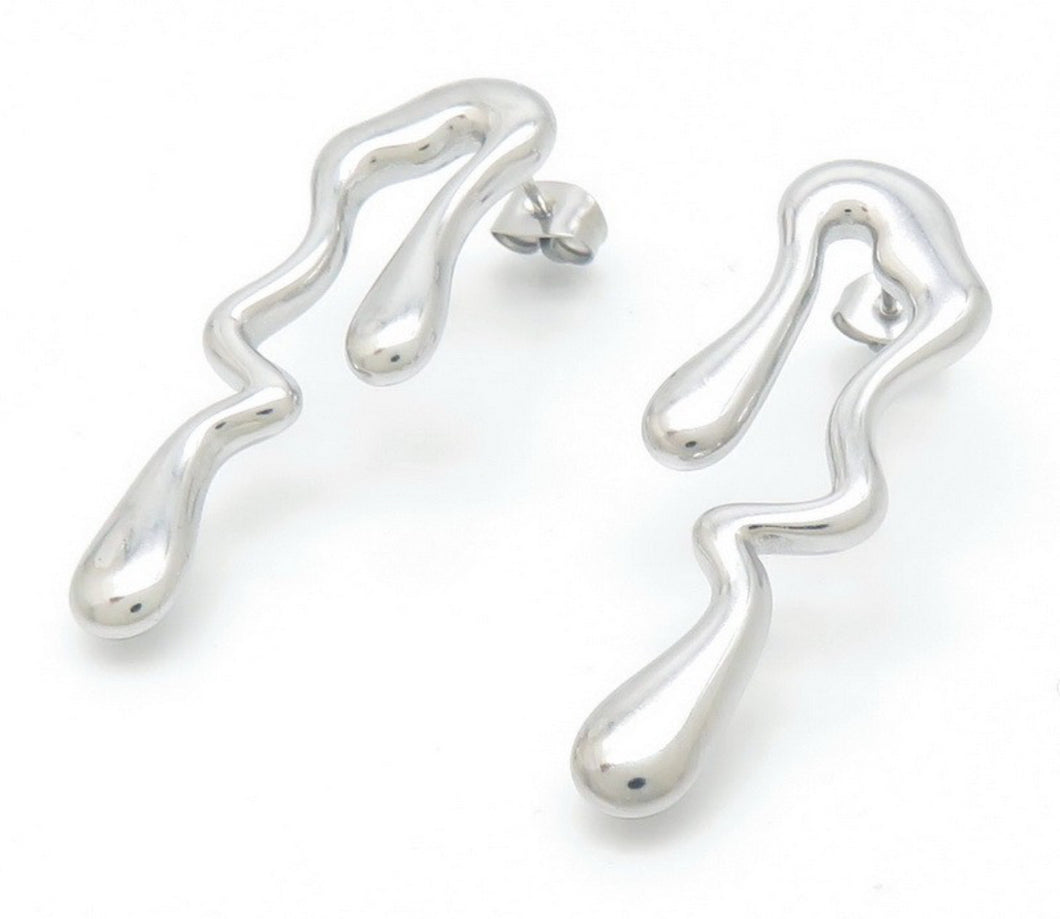 Jellyfish Steel Earrings