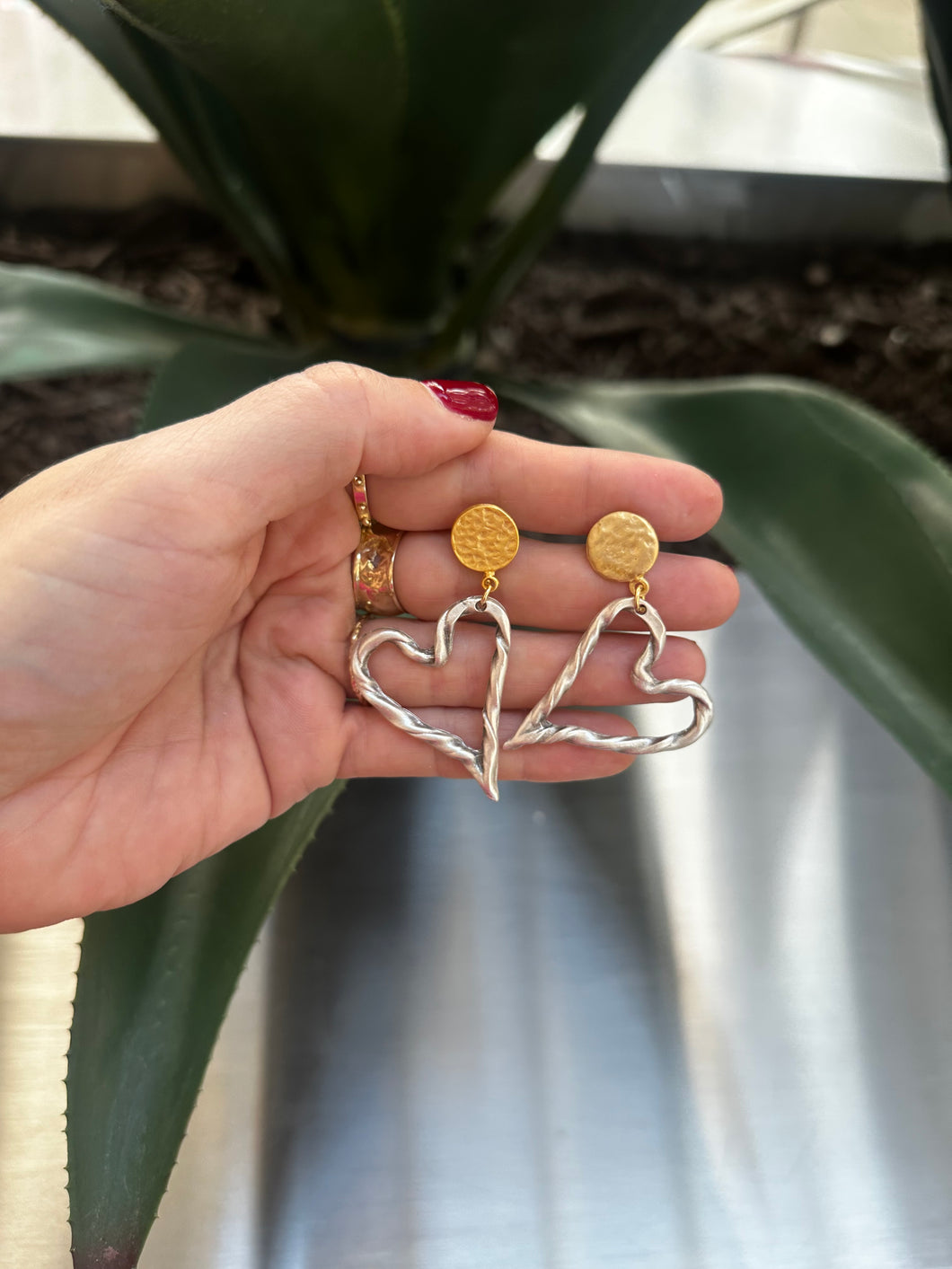 Corazon de Melon Statement Earrings