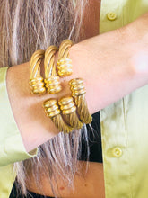Load image into Gallery viewer, Maca Gold Bangle
