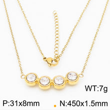 Load image into Gallery viewer, Circle White Cristal Chain
