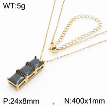 Load image into Gallery viewer, Back Block Gold Chain
