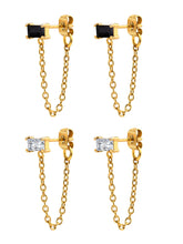 Load image into Gallery viewer, Piercing Black Studs
