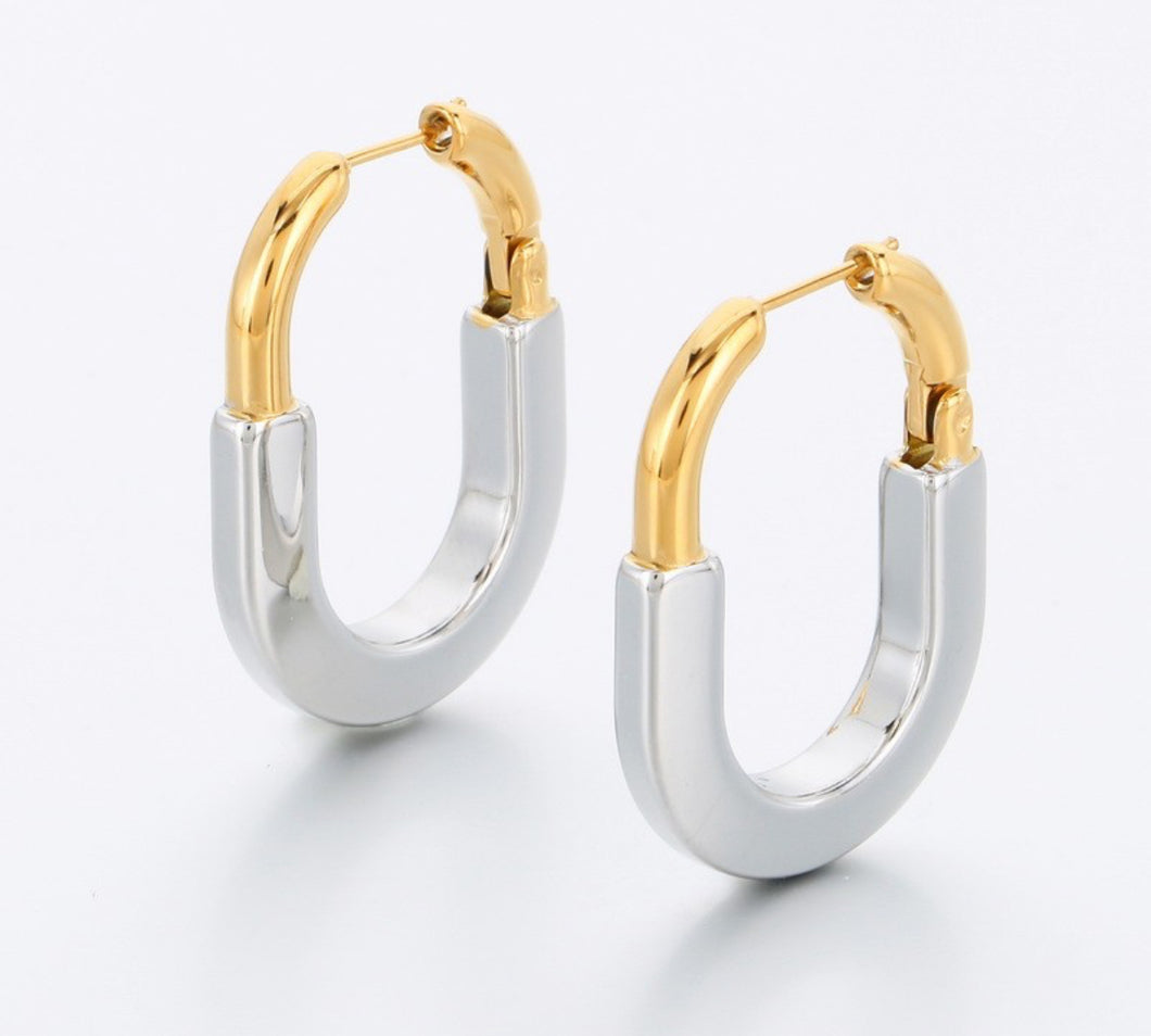 Alonso Two Tone Hoops