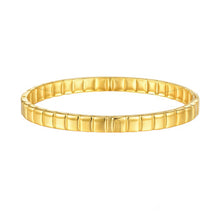 Load image into Gallery viewer, Tick Tack Gold Bangle
