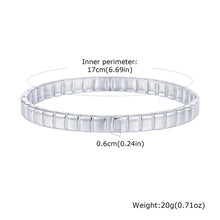 Load image into Gallery viewer, Tick Tack Steel Bangle
