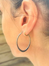 Load image into Gallery viewer, Small Drop Steel Hoops
