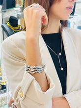 Load image into Gallery viewer, Waves Steel Bangle
