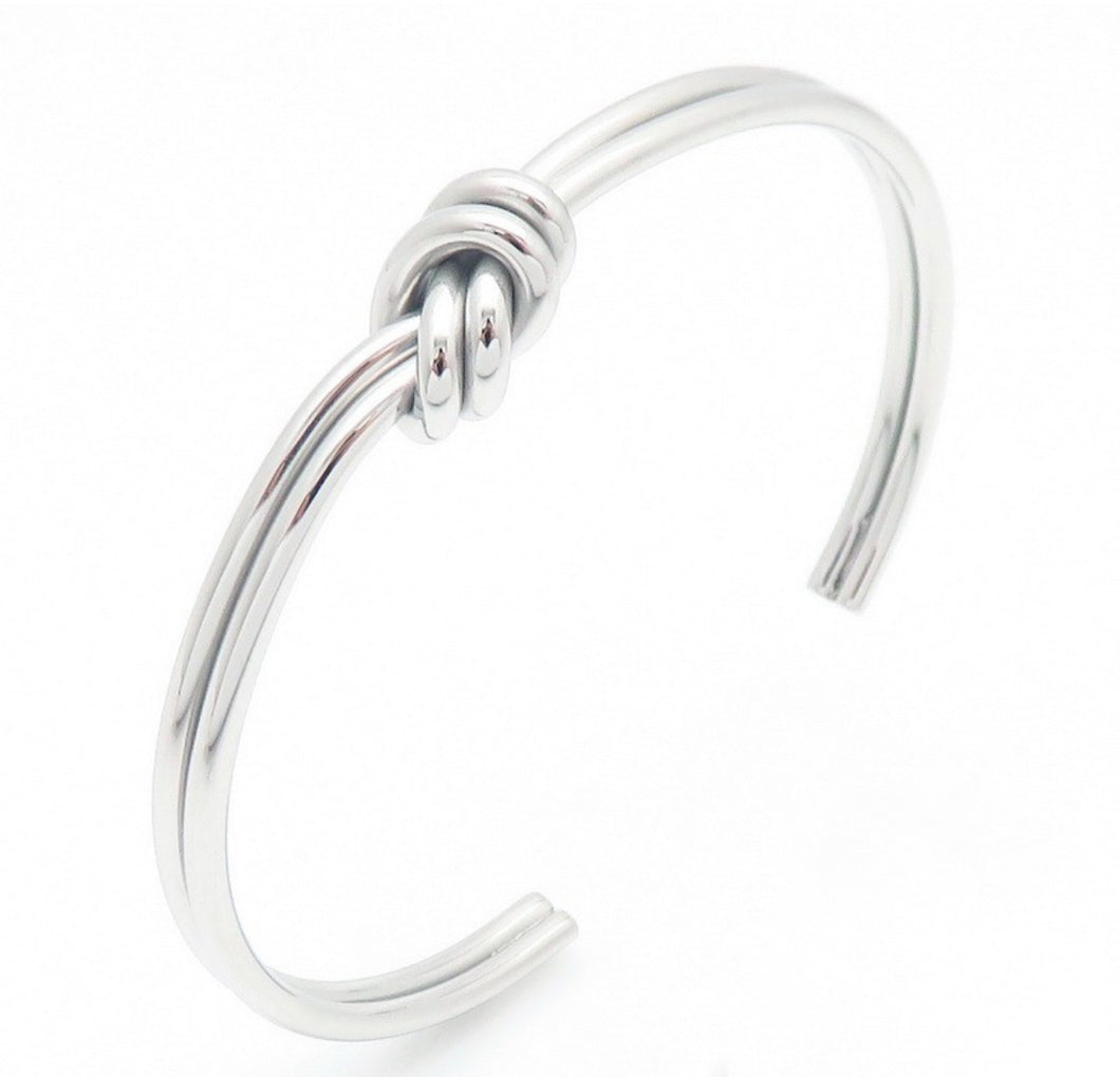 Knot Steel Bangle