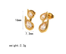 Load image into Gallery viewer, Mid Light Gold Studs
