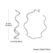 Load image into Gallery viewer, Waves Steel Hoops

