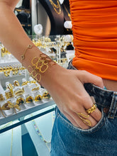 Load image into Gallery viewer, Geometric Gold Cuff
