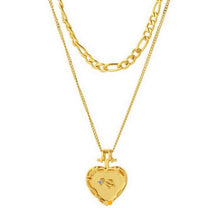 Load image into Gallery viewer, Figaro Gold Double Chain
