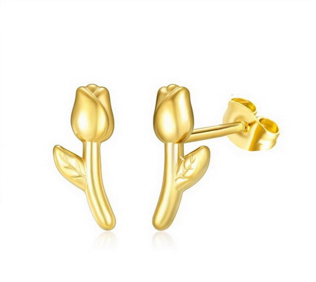 Rose Gold Stud Earrings