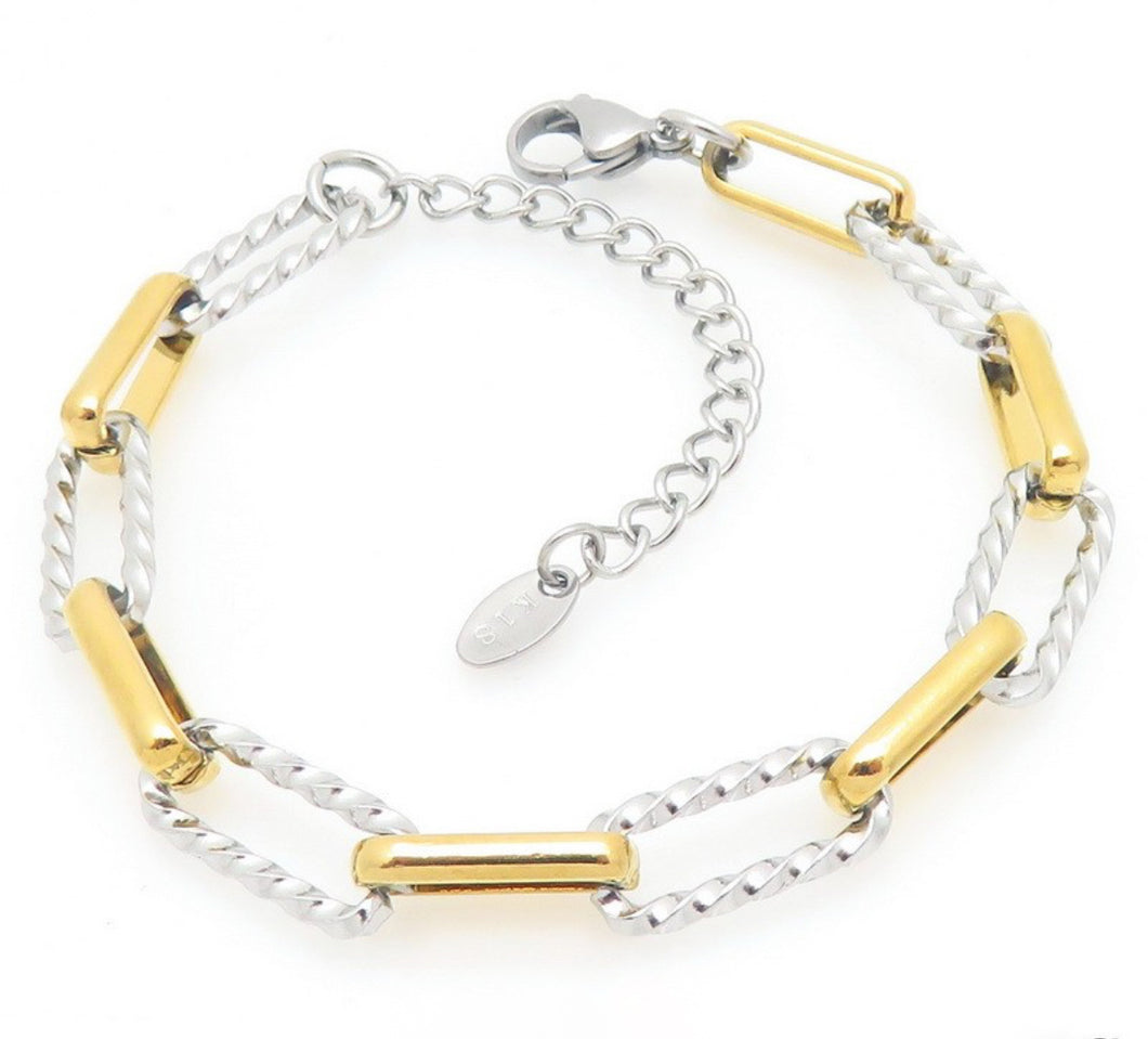 Perfect Match Two Tone Bracelet