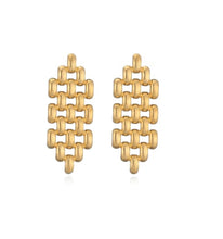 Load image into Gallery viewer, Empire Gold Statement Earrings
