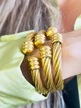 Load image into Gallery viewer, Maca Gold Bangle

