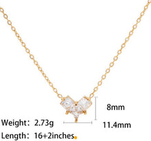 Load image into Gallery viewer, Cristal Hear Gold Chain
