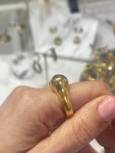 Load image into Gallery viewer, Two Eyes Gold Ring
