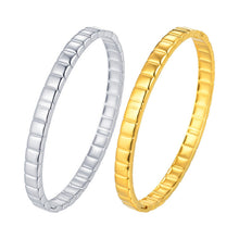 Load image into Gallery viewer, Tick Tack Gold Bangle
