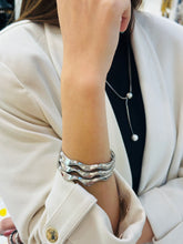 Load image into Gallery viewer, Waves Steel Bangle

