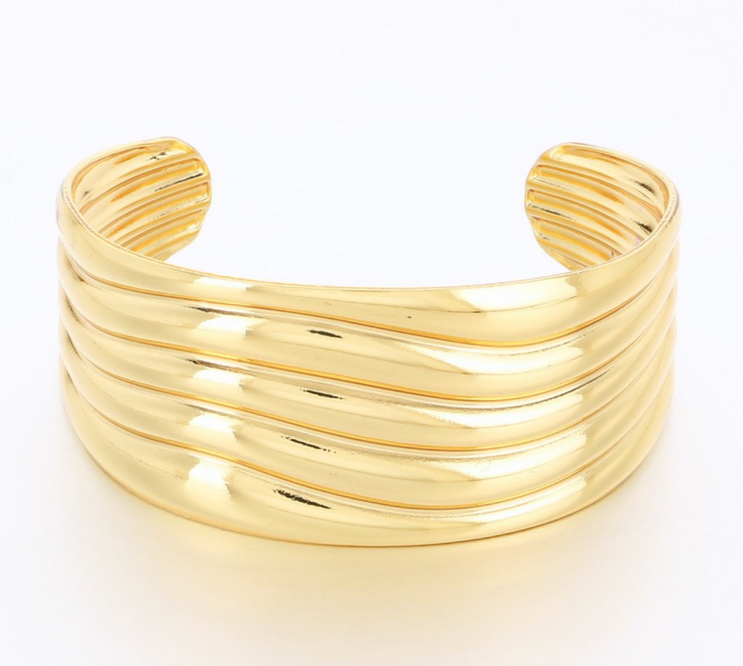 Nena Gold Cuff Bangle