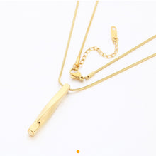 Load image into Gallery viewer, Flute Gold Chain
