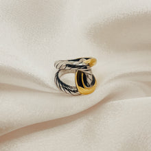 Load image into Gallery viewer, Two Tone Steel Ring
