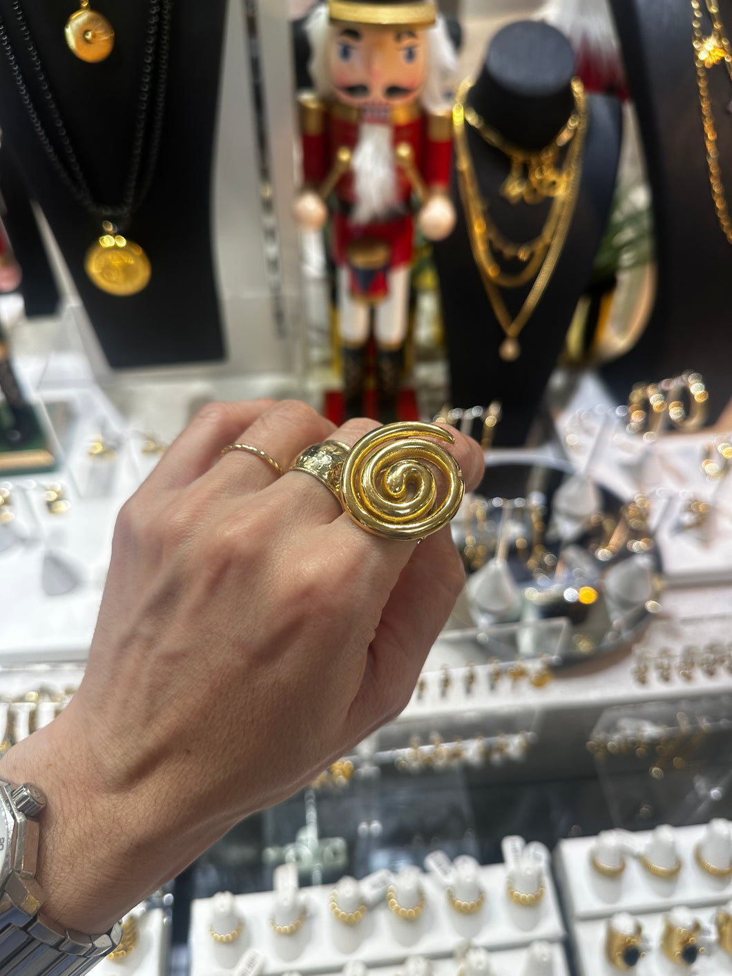 Storm Gold Ring