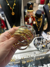 Load image into Gallery viewer, Waves Gold Bangle

