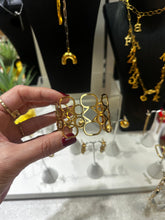 Load image into Gallery viewer, Geometric Gold Cuff
