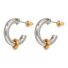 Load image into Gallery viewer, American Two Tone Hoops
