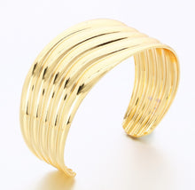 Load image into Gallery viewer, Nena Gold Cuff Bangle
