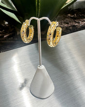 Load image into Gallery viewer, Rockstar Gold Hoops
