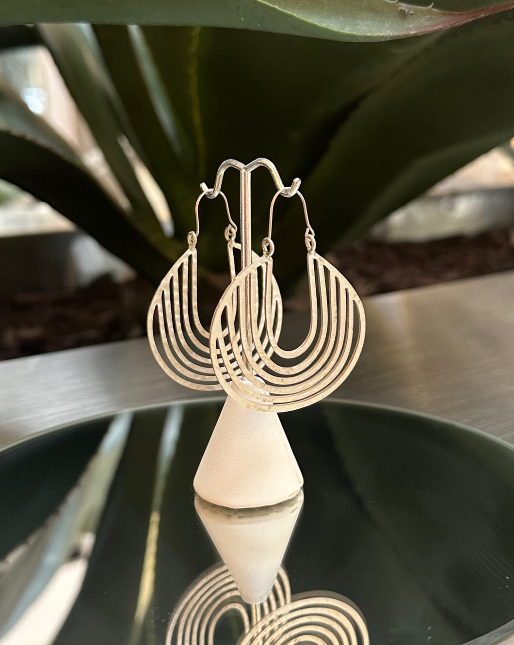 Datca Silver Hoops
