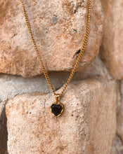 Load image into Gallery viewer, Strong Black Heart Chain
