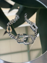 Load image into Gallery viewer, Double Square Steel Bracelet
