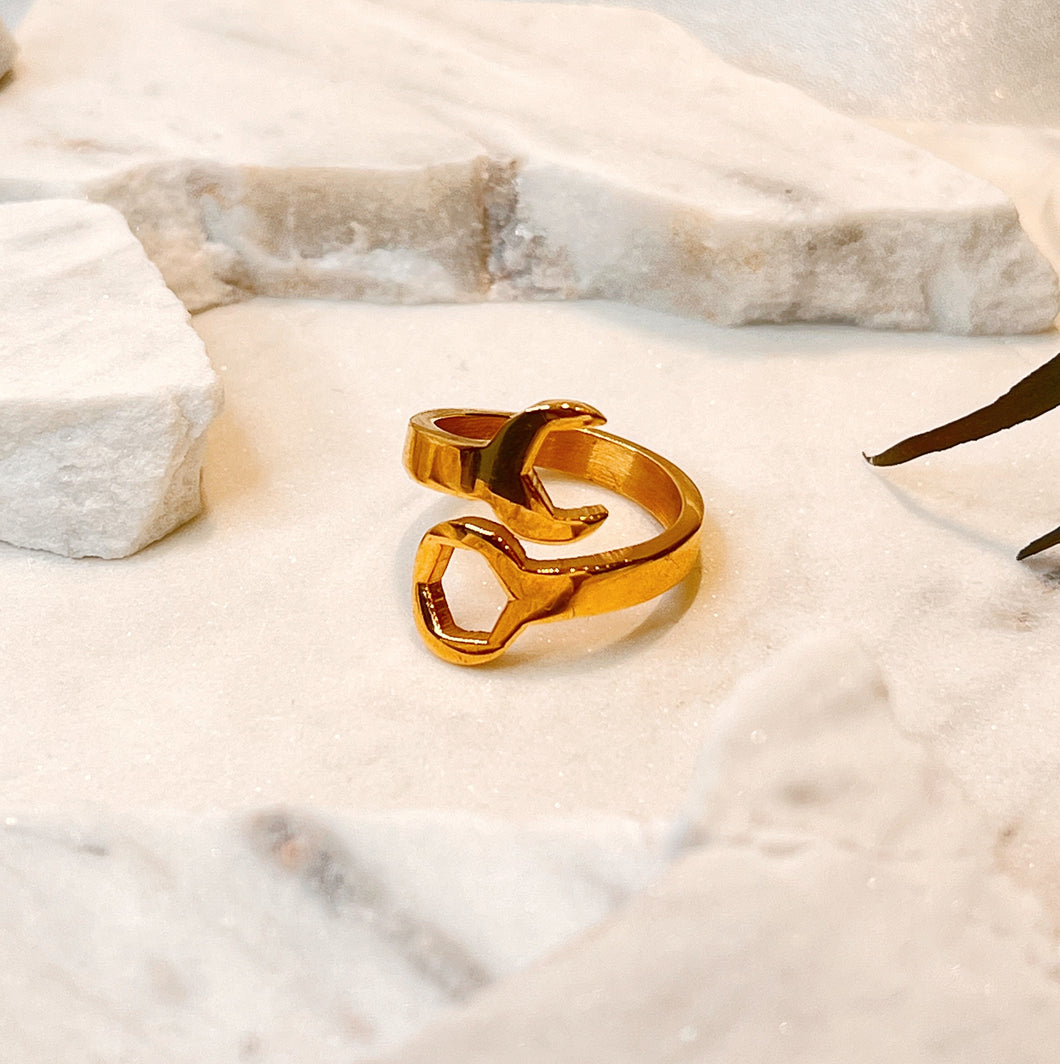 Handyman Gold Ring