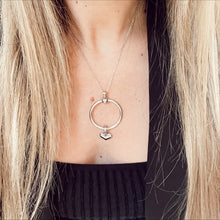 Load image into Gallery viewer, Silver LOVE Circle Chain
